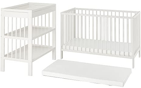 IKEA Gulliver 3-teiliges Babymöbel-Set, Weiß