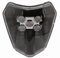 LED Scheinwerfer MXT für Dirt Bike/Motocross/Enduro/Supermoto mit E-Prüfz. / Straßenzulassung Universal Hauptscheinwerfer kompatibel mit EXC 150 250 SX 250 SXF 250 EXC 250 SX 125 150 SXF450