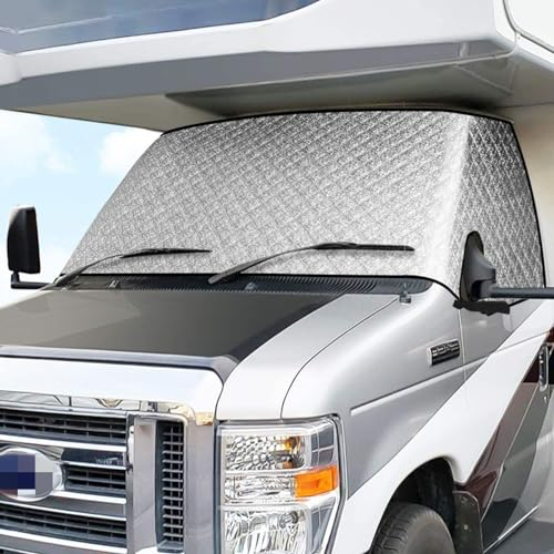 Big Ant Frontschutzplane wohnmobil, Schneedichte Außenisoliermatte für FIAT Ducato, Peugeot Boxer, Citroen Jumper X250/290 von 2006-2024 Außenisoliermatte Wohnmobil Abdeckung Sonnenschutz