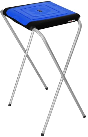 KOTARBAU® Müllsackständer 1 Fach Müllbehälter 33 x 45 x 85 cm Blau Sack Ständer Metall Plastikmüllständer Müllständer Müllsackhalter Mülltütenhalter Sack Halter