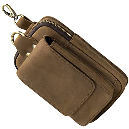 Homoyoyo riñonera Gadgets billeteras pequeñas Auriculares vieta Smart Phone impermeabilizante portamovil Cámping Travel Bag Tool Kit Pen Teléfono móvil Carcasa de telefono Hombre PU