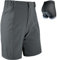 Wulibike Radlerhose Damen Mountainbike-Radhose 2 in 1 gepolstert MTB Shorts Frauen Fahrradhose mit Polsterung Reiten Fahrrad Radfahrhose Reißverschlusstaschen Grau XL