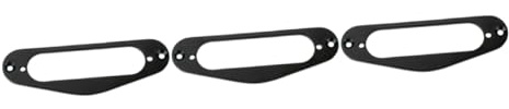 SAFIGLE 3stücke Guitar Pickup Gitarren Schwarzer Metallrahmen Für Single Coil Und Humbucker Stil Instrumente Robustes Und Langlebiges Zubehör