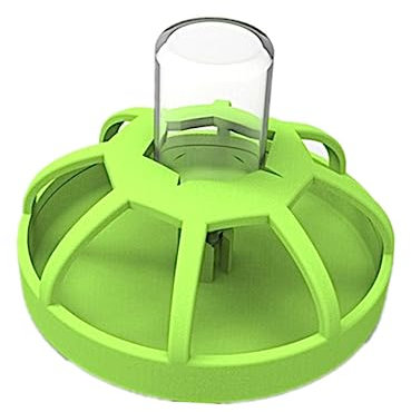 Toddmomy Distributeur Eau pour Animaux Bol De Nourriture Et Eau Détachable Bassin Plastique Abs pour Reptiles Et Chiens Facile à Nettoyer Anti-débordement Couleur Verte