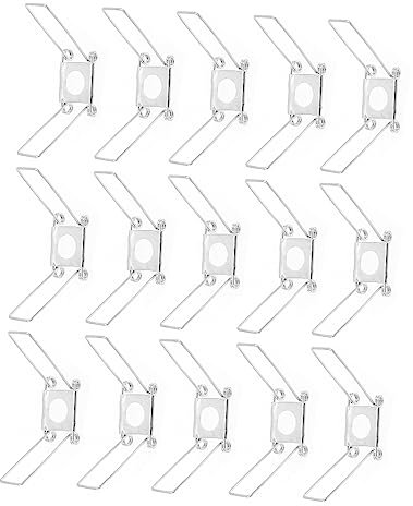 Gadpiparty Abrazaderas de Resorte para Pantallas de Lámparas de 11 Pulgadas de Ancho con Hebilla de Resorte de Hierro Multifuncionales para Lámparas de Mesa de Techo