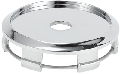 A ABSOPRO Radnabenabdeckung Chrom Silber Ton 1 Stück Universal Kunststoff
