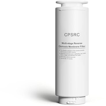 Klarstein 75G Osmose-Wasserfilter – 5-Stufiger PP+C+RO Wasserfilter mit 0,0001 Mikron Präzision, Entfernt 99,99% Schadstoffe, Einfache Twist-In Installation, Lange Lebensdauer bis zu 12 Monaten