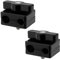 LT Easiyl 2x Caravan Awning Rail Channel Lock Blocks Kador Clamps for Figure of Eight Drive Away Awning kit 6mmx6mm, 8mmx6mm, 6mmx4mm Bead Strips for Campervan Motorhome Black
