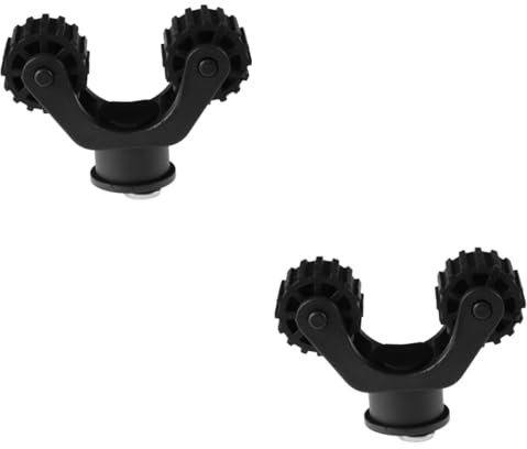 Supvox 2st Bootszubehör Angelrutenhalter Für Boot Kajakhalter Bretthalter Sup-paddel Griffe Aufblasbares Kajak Stange Paddelständer Surfbrett Kajakzubehör Kajak Paddel Boote Black Plastik