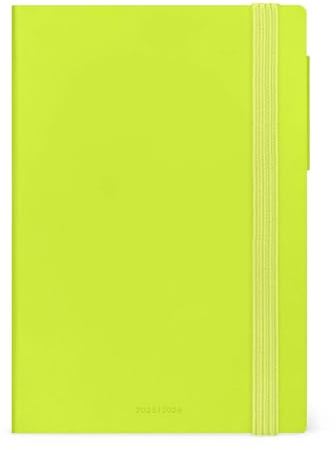 Legami - Agenda Giornaliera 2025-2026, Chartreuse, 16 Mesi Medium, Diario da Settembre 2025 a Dicembre 2026, Chiusura con Elastico, Carta Certificata FSC, con Planner Mensile, 12 x 18 cm