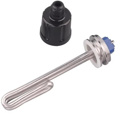 Heating Element 2inches Tri Clamp Electric Tubular Heater Brewing Immersion Water Heater 120v 1500w/1650W 304sus(1.5,Heater,120v 1500w)
