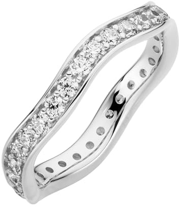 Orolino Damen Ring 333/- Gold Glänzend Zirkonia weiß 067370157