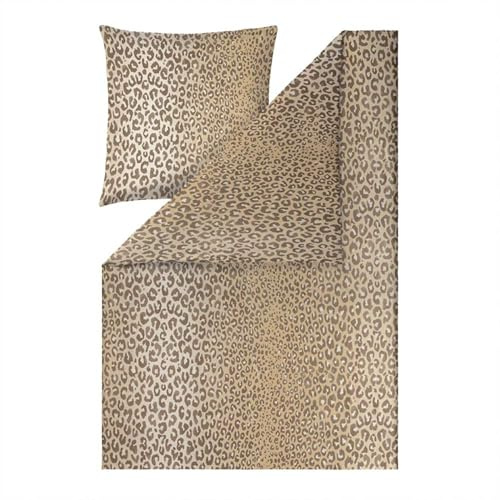 ESTELLA Mako-Satin Bettwäsche Lionel beige