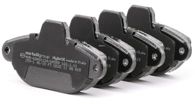 metelligroup 22-0159-1 Bremsbeläge, Made in Italy, Ersatzteile für Autos, ECE R90-zertifiziert, Kupferfrei
