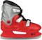 Nijdam Schlittschuh Junior rote Größe 43/44