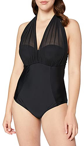 Curvy Kate Wrapsody Bandeau Strapless Multiway Swimsuit Black 40HH