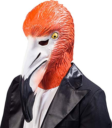 Orlob Fasching Maske Latex Flamingo