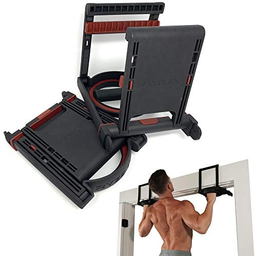 Jayflex Tragbare Türrahmen-Klimmzugstange RYZE UPS – drehbare Griffe, keine Schrauben erforderlich – 125 kg Kapazität – perfekt für Zuhause oder unterwegs