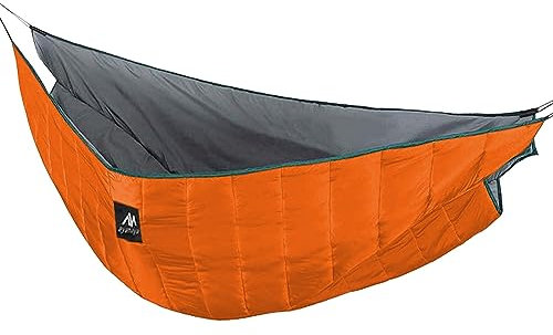 AYAMAYA Einzel- und Doppelhängematte, Unterdecke, volle Länge, große Größe, unter Steppdecken für Hängematten, Camping, Rucksackreisen, unerlässlich, Winter kaltes Wetter, warme UQ-Decke,