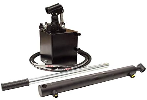 Single acting hydraulic Hand Pump trailer pack to lift (700mm Stroke / 5 Litre Tank/To Lift 10 Tonne)