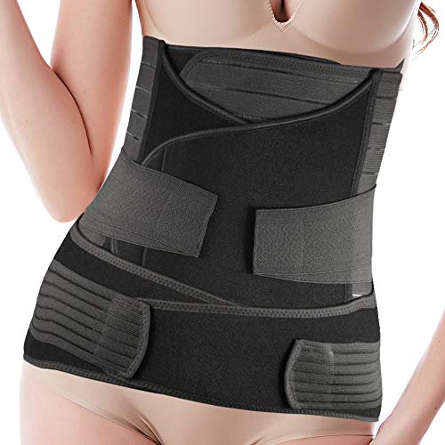 3-in-1-Gürtel, postpartaler Bauchgürtel, Unterstützung der Erholung der Taille, Beckenband, Körperformer, postnatale Shapewear