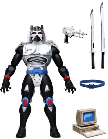 NECA Mutant Ninja Turtles Ultimate Actionfigur Chrome Dome 25 cm 54180 Mehrfarbig