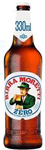Birra Moretti Zero Alcohol-Free Bottle Beer,6 x 4 x 330ml