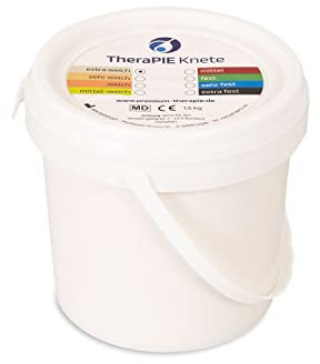 AFH TheraPIE Knete® 1,5 kg | Therapie Knetmasse | Stärke/Widerstand: extra weich (creme)