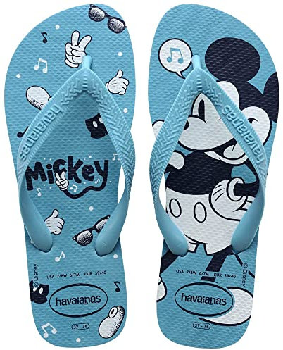 Havaianas Top Disney, Flip Flop Unisex Adults, Tranquility Blue, 10/11 UK