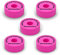 Cympad Rosa Chromatics Foam Cymbal Pad Set - Rondelle in schiuma a memoria di forma ad alta densità per migliorare il suono e la durata, adatte a tutti i supporti per piatti - 40/15mm