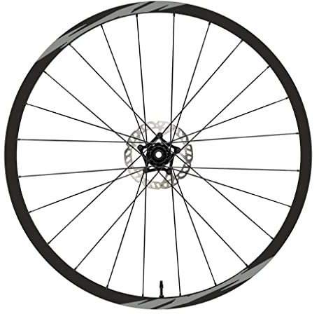 DualColorStampe Aufkleber kompatibel mit Scott Felgen 26 Zoll – 27,5 Zoll – 28 – 29 Zoll – Fahrrad MTB Sticker Felgen MTB – B0020 (26 Zoll, Grau 74)