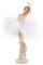 HERCHR Ballerina Mädchen Figuren, Balletttänzerin Statue Ballerina Skulptur Ballerina Mädchen Modell für Bücherregal, Tischdekoration(#3)