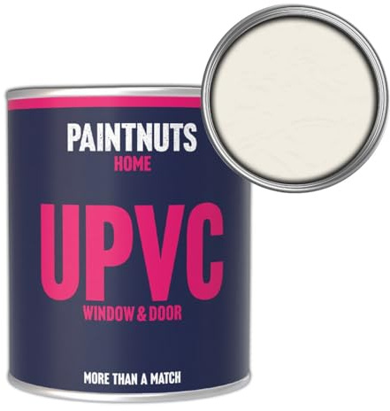 Paintnuts UPVC Window & Door Paint - RAL-9010 - PURE WHITE Gloss 500ml Tin