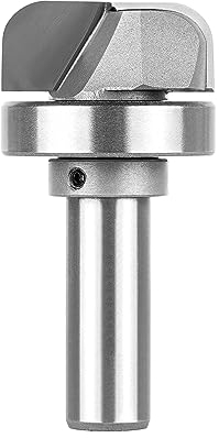 SpeTool Bowl and Tray Template Router Bit with Bearing 1/2 Inch Shank 1-1/4 Inch Cutting Diameter,Carbide CNC Router Bowl Bits Woodwroking Tool