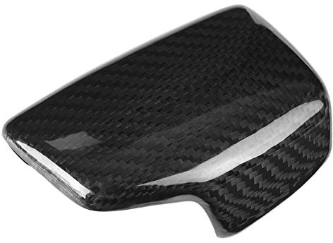 JORAsa Kohlefaser Auto Schaltknauf Kopfabdeckung Verkleidung für Audi A4 S4 RS4 B9 A5 S5 RS5 Q5 Q7