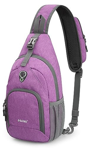 G4Free Brusttasche Schulterrucksack Sling Bags Umhängetasche Crossbody Herren Damen für Reise Wandern Radfahren Laufen Klettern