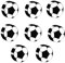 8 Stück 2B Fußball Radiergummi Durchmesser 2.8cm, Fussball Deko Geburtstag Kinder Fussball Geburtstag Fußball Mitgebsel Kindergeburtstag und Jungen Weich Radierer für Schulen und Büros Malerei