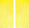 2 Stück Lametta Vorhänge Gelb Glitzer Hintergrund Dekoration Folien Fransen Silvester Geburtstag Hochzeit Partydeko Luftschlangen Deko für Disco Party Hochzeit Party Dekoration Neujahr