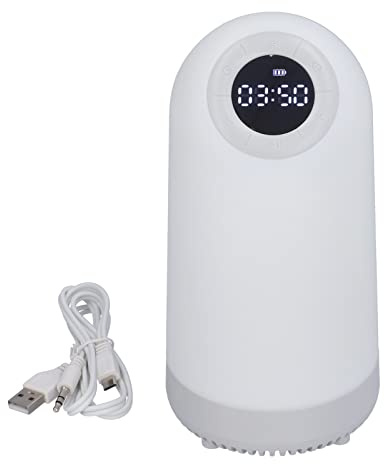 Tragbarer Lautsprecher, Wake Up Light Bluetooth Lautsprecher Uhr Alarmfunktion Regenbogenlicht Kopfteil Nachtlicht Lautsprecher Drahtloser Lautsprecher Für Home Office Schlafzimmer Verwendung