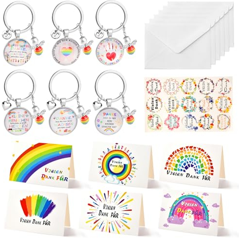 YAOZUP Geschenke für Erzieherinnen, 19 Stück Abschiedsgeschenke für Erzieherinnen, Danke Dass du Mir Beim Wachsen Geholfen Hast, Dankeschön Geschenke Erzieherin, Abschiedsgeschenk Erzieherin Kita