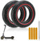 10x2.50 solid scooter reifen 10 zoll vollgummireifen 60/70-6,5 für Ninebot Max g30d 2 solid reifen ersatzreifen für scooter Mit Aufklebern und Werkzeugen