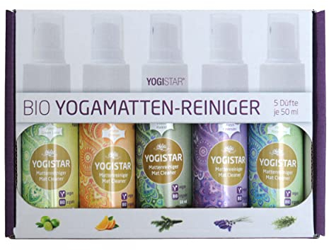 Bio Yogamatten-Reiniger 5 X 50 Ml In Der Schmuckverpackung Yogistar
