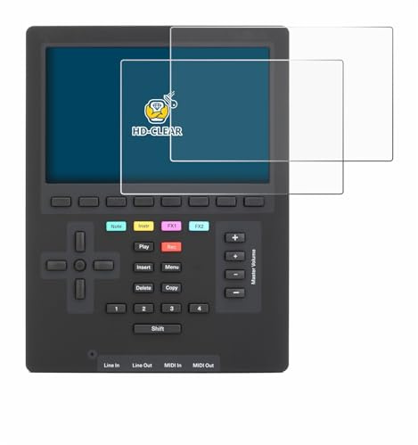 BROTECT Schutzfolie für Polyend Tracker Mini | 2 Stück Transparenter Displayschutz Made in Germany Klare Displayschutz-Folie Clear Einfache Montage Case-Friendly