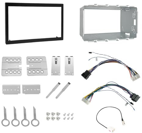 DYNAVIN Radioblende Einbaurahmen-Kit nur für den VW T5 Transporter, bei der Installation des Dynavin D9-V10W Radio; DVN-T5TPAPT