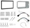 DYNAVIN Radioblende Einbaurahmen-Kit nur für den VW T5 Transporter, bei der Installation des Dynavin D9-V10W Radio; DVN-T5TPAPT