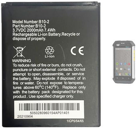 Aousavo B10-2 ersatz akku Kompatibel mit Caterpillar CAT B10-2 CAT B15, B15Q, B15Q AM Handy Telefon