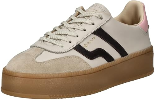 GANT 32531202/G265 Damen Sneaker Low Leder in Weiss-Kombi - Gr. 36
