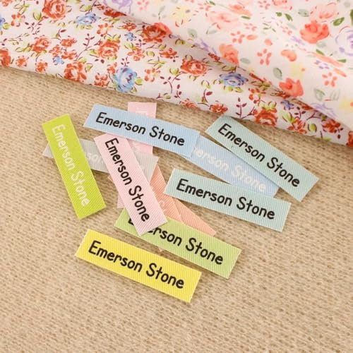 Etiquetas de tela termoadhesivas, etiquetas de ropa personalizadas para planchar, etiquetas de ropa personalizadas, etiquetas de nombre para planchar, etiquetas personalizadas para planchar (48