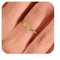 Aidenn Geburtsstein Ringe Gold für Frauen Damen,14K Vergoldet, Stapelbarer Peridot Ring für Mädchen, Geschenke zum Geburtstag der Mütter, Verlobungs, Hochzeits und Versprechensringe Schmuck 60cm