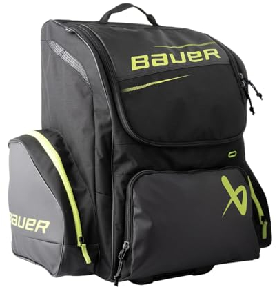 Bauer Hockey Elite Wheel Backpack Bag, Junior, '24